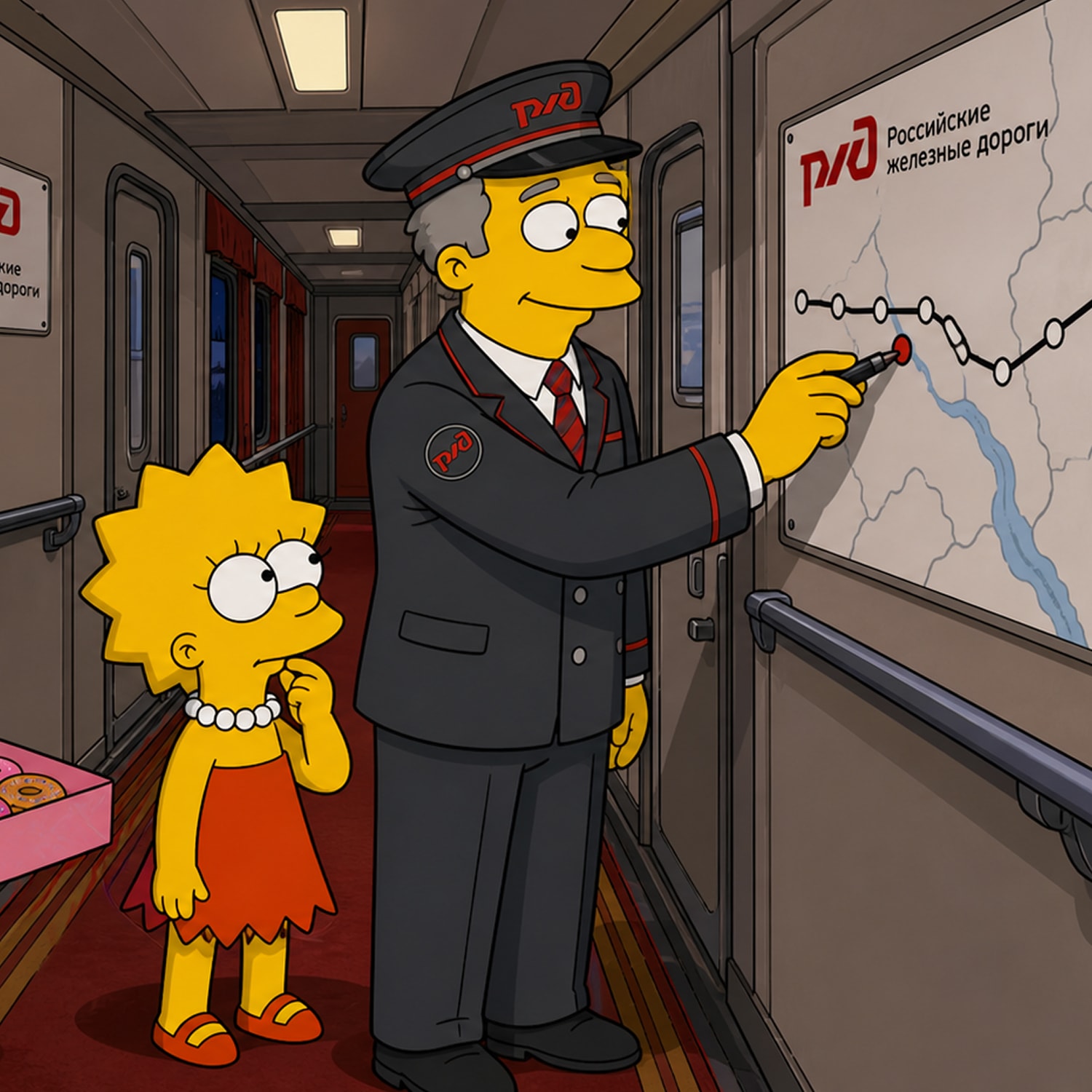 РЖД × The Simpsons — материал 5