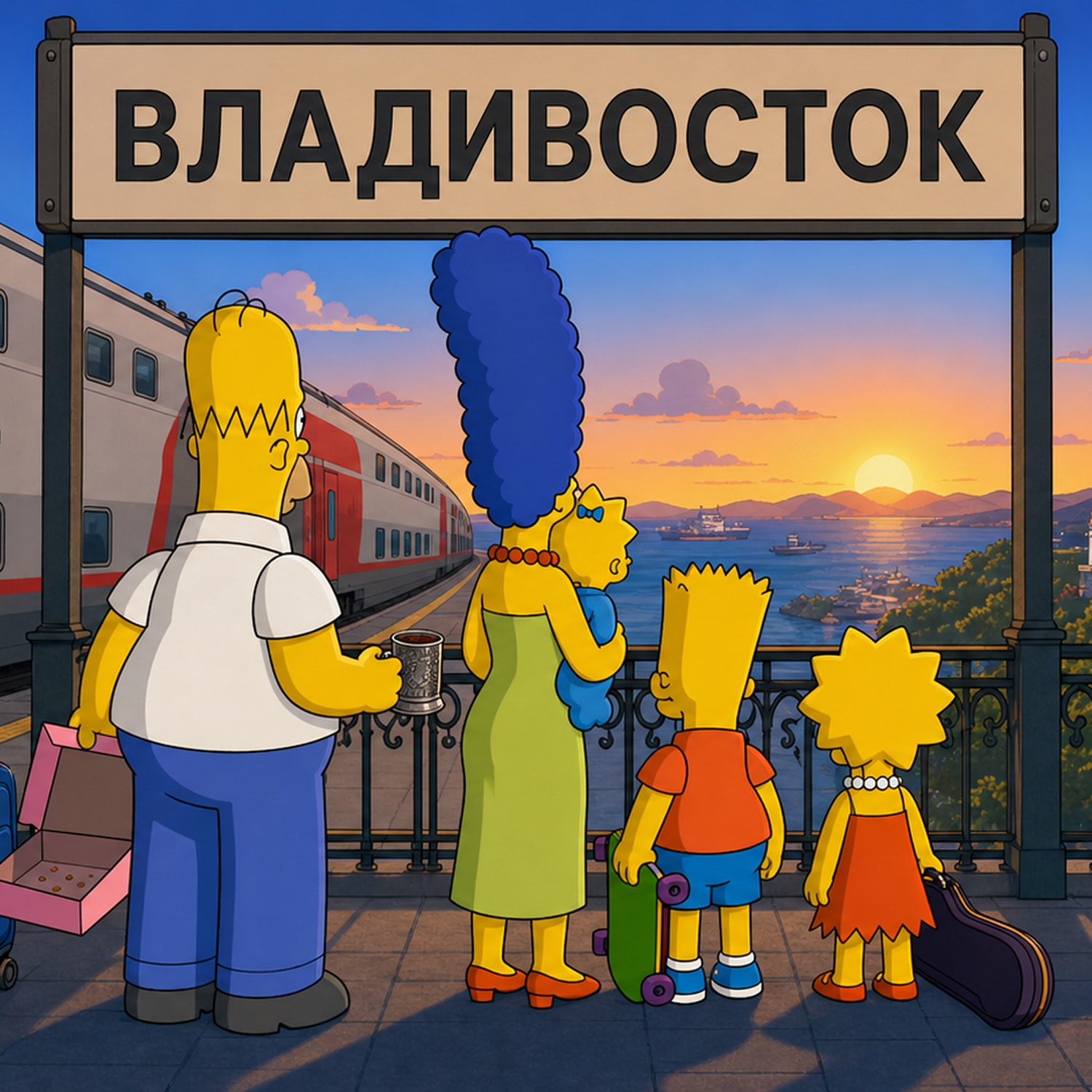 РЖД × The Simpsons — материал 6