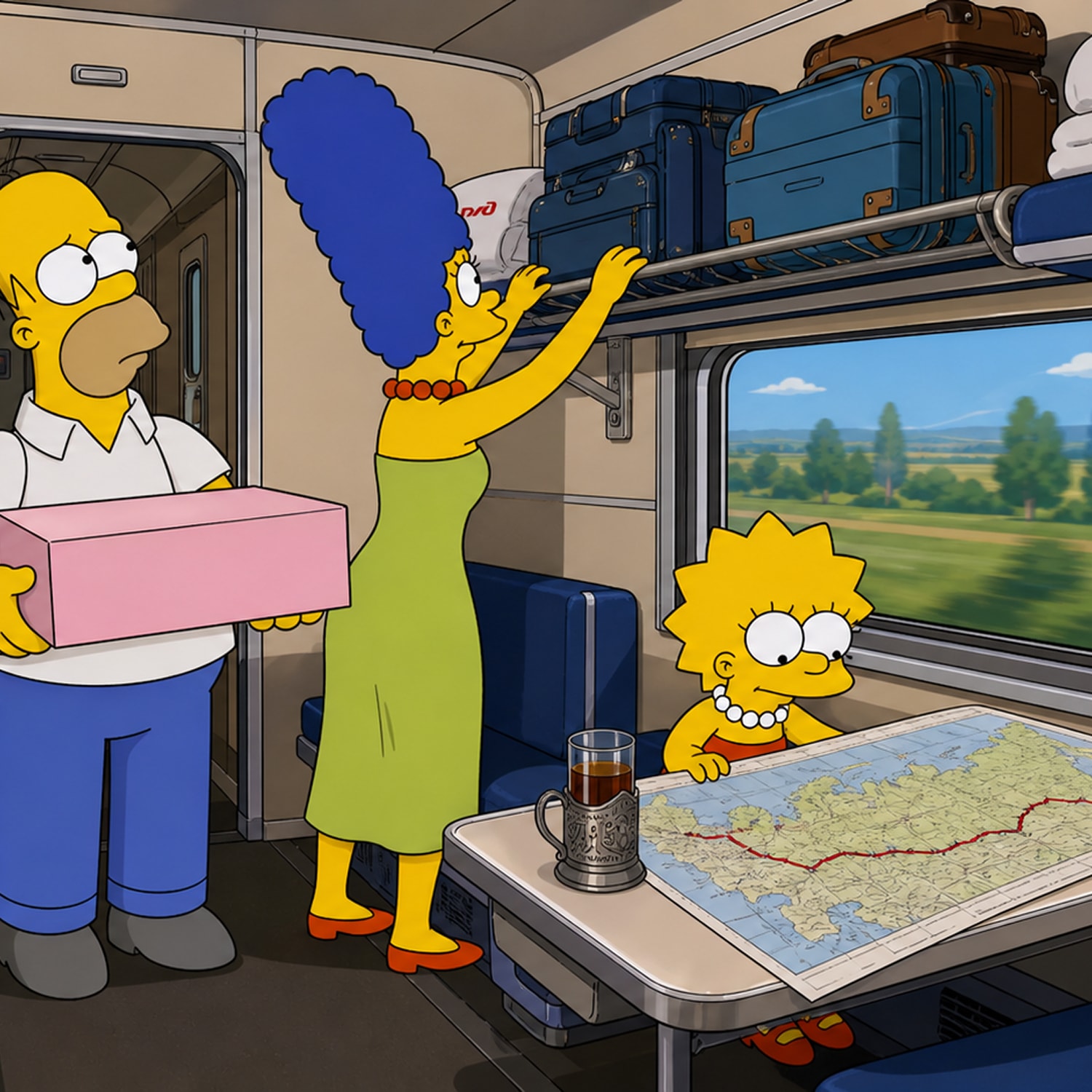 РЖД × The Simpsons — материал 3